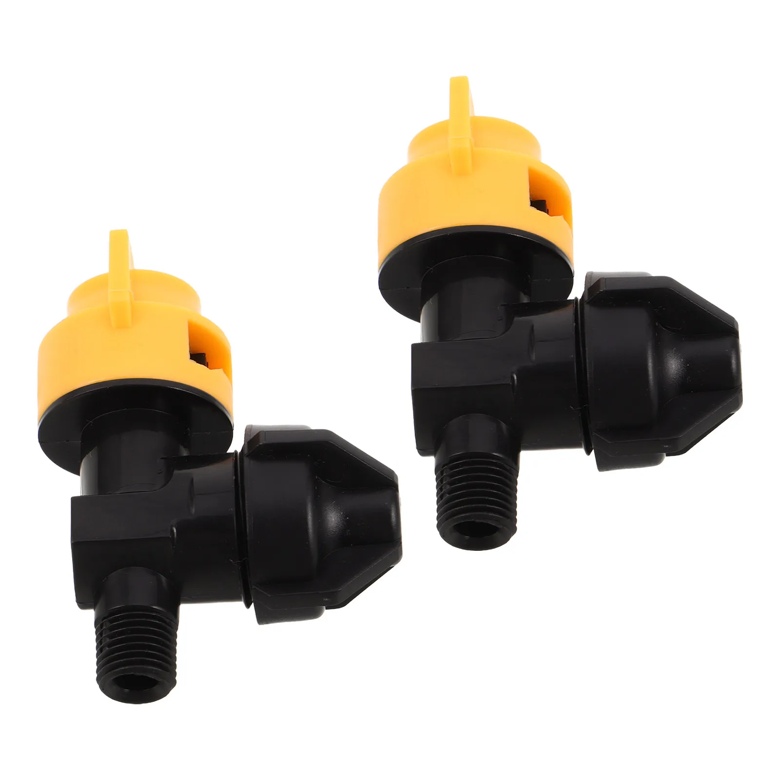 2Pcs Livestock Cooling Mist Nozzles Plastic Anti-Drip Pasture Barn Sprinkler Heads Farm Humidification Spray Nozzle for Summer