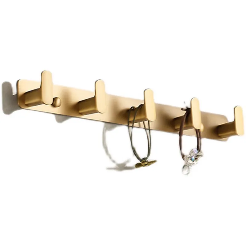 

Bathroom full copper gold coat hook bathroom door hook light luxury creative coat hook