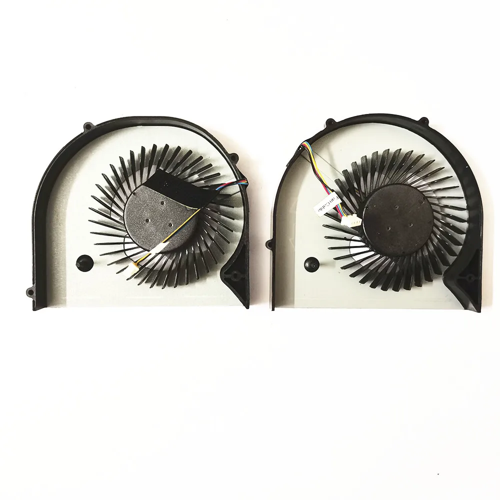 New CPU cooling Fan & GPU Fan For Dell Alienware 15 17 R2 R3 P43F FG79 FG7A 2015 cooler radiator DFS200805000T