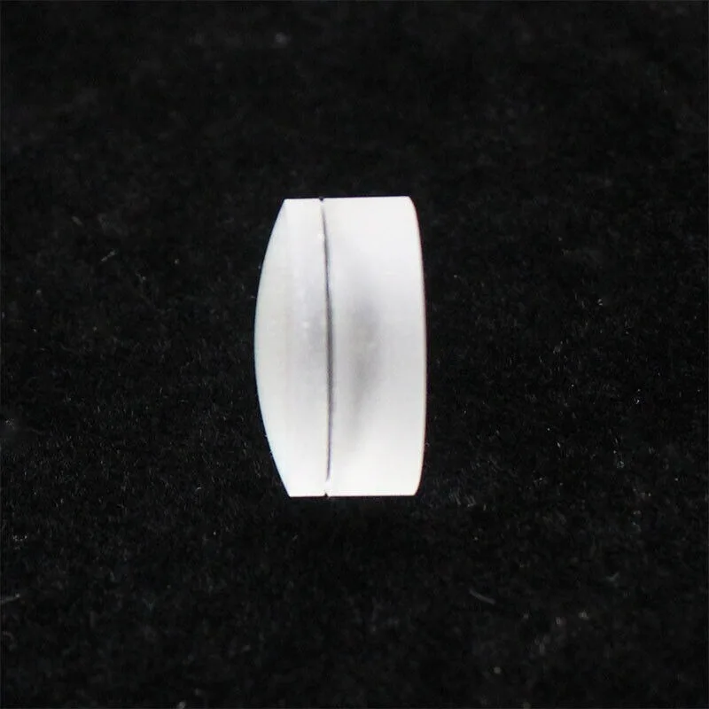 Lente de vidrio óptico de cemento de 17mm, longitud Focal de 52mm, binoculares ópticos DIY, herramientas telescópicas con bola de cristal, 1 ud.