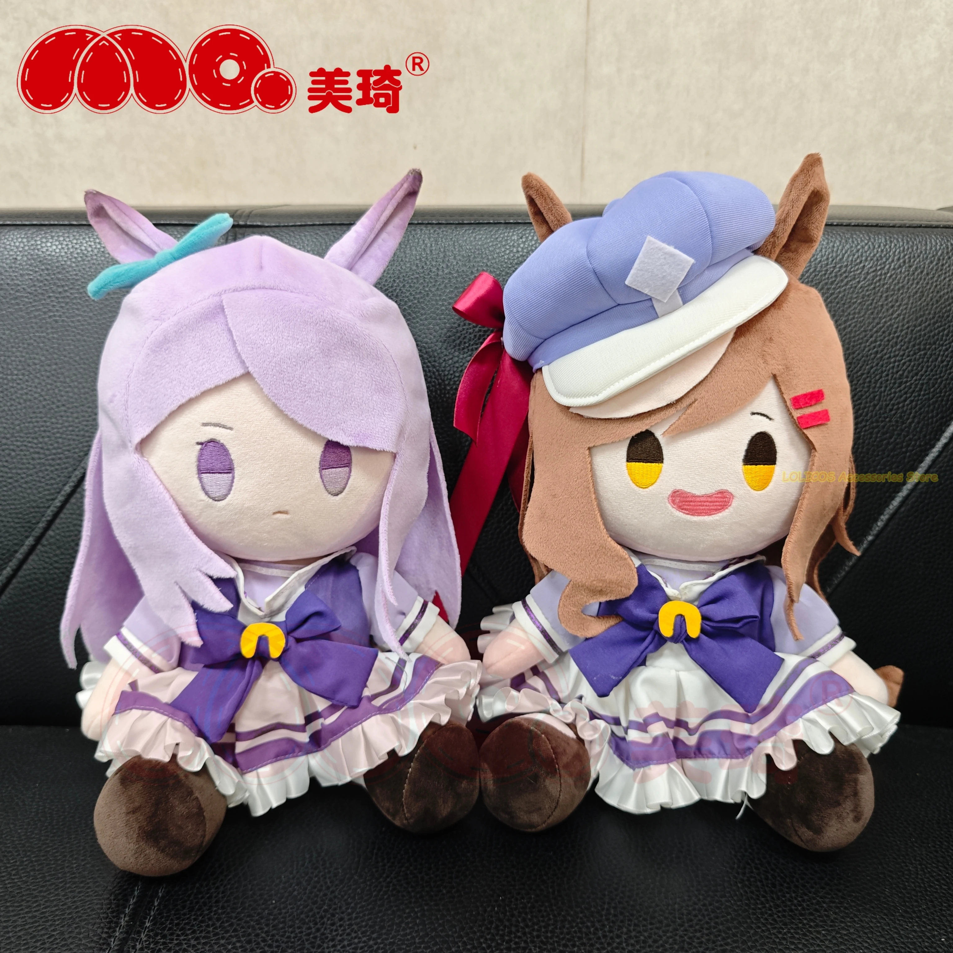 

Игра Matikanetannhauser Mejiro McQueen Umamusume: Pretty Derby 30 см Fufu Сидячая поза Фигурка Модель Подушка Талисман Мультфильм Подарок
