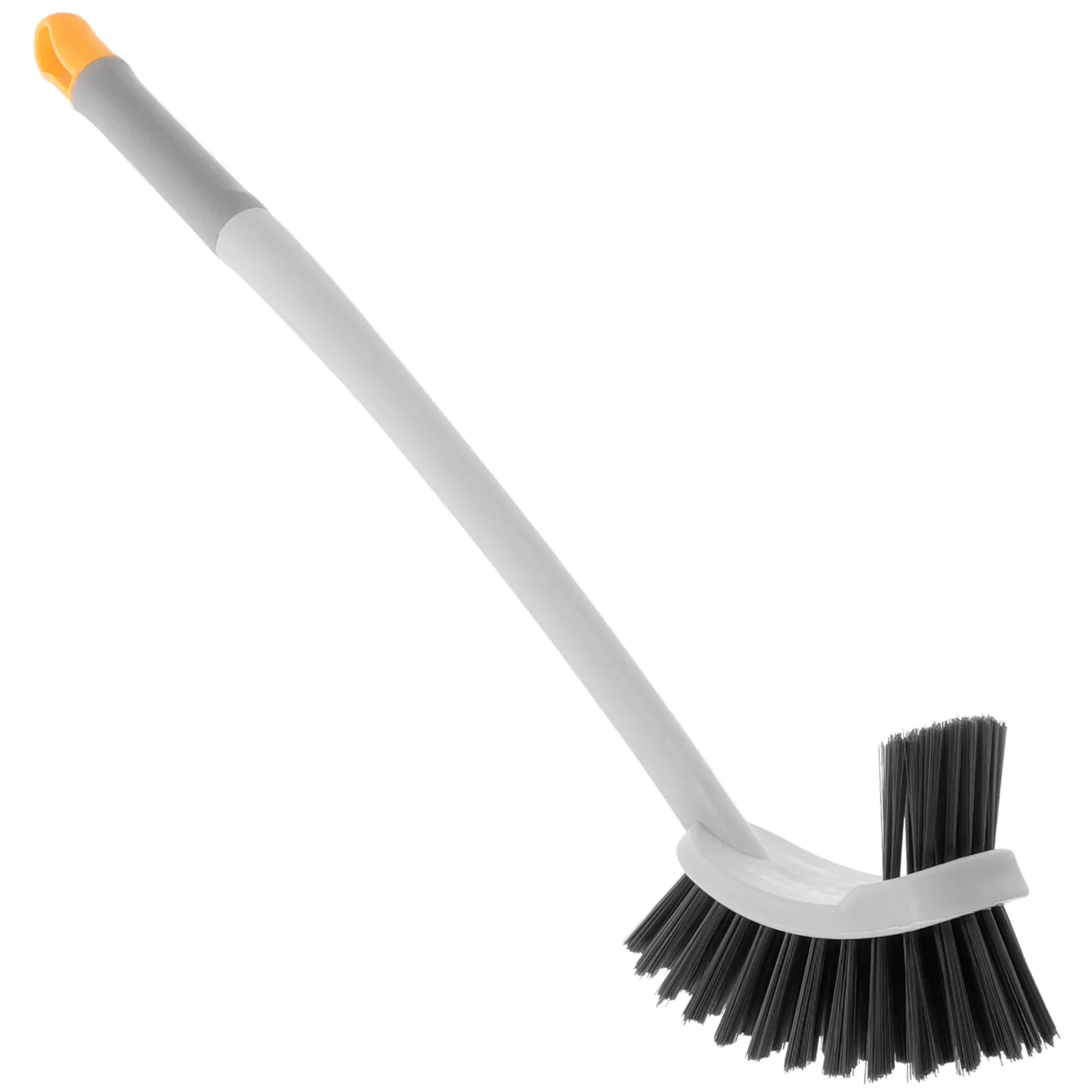 Long Handle Toilet Brush for Bathroom Toilet Bowl Cleaning Soft Non Scratch Bristles Easy Hang Storage Efficient Hygienic