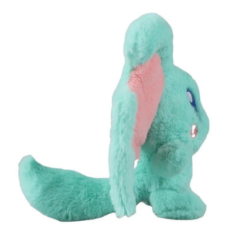 Poupées en peluche Anime Kirbilé Kawaii, grandes oreilles, animaux de dessin animé, jouets doux, décoration de chambre à la maison, cadeaux mignons pour enfants, 28cm