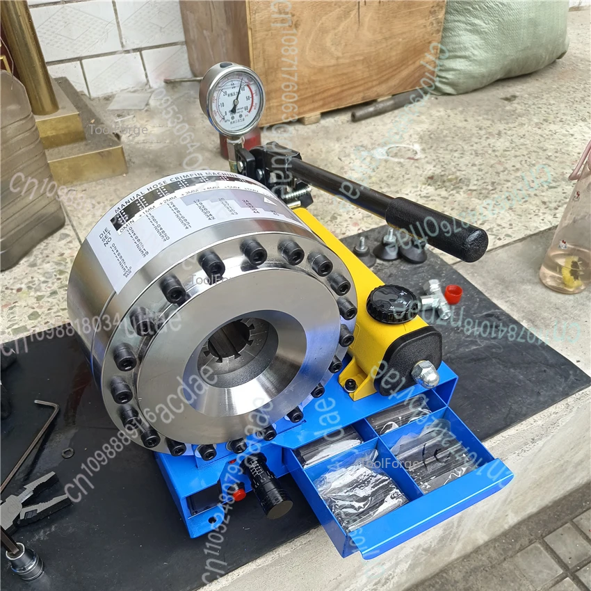 

HB-25 Hydraulic Hose Crimper Machine Manual Shrinking Machine High-pressure Oil Pipe Hydraulic Hose Crimping Machine 35Mpa 50mm
