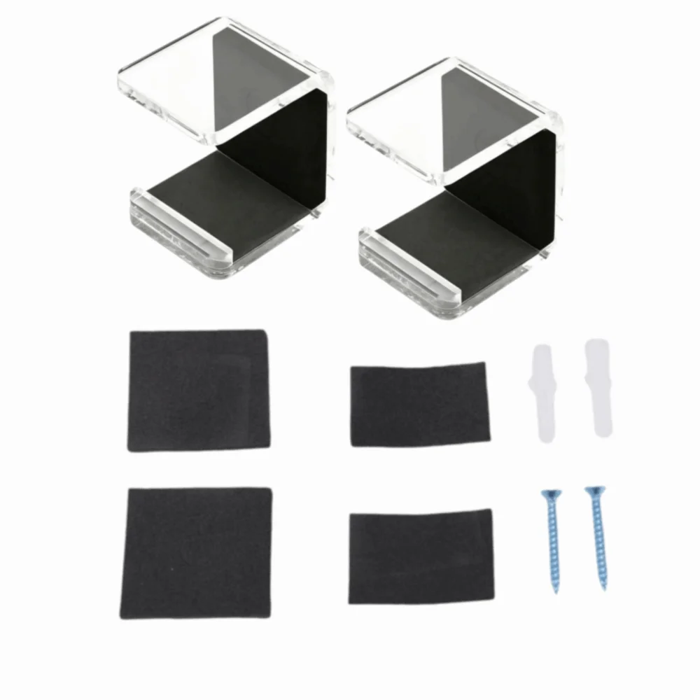 Acrylic Hockey Stick Wall Mount Horizontal Wall Mounted Hockey Stick Display Holder Black or Transparent Sports Gear Holder