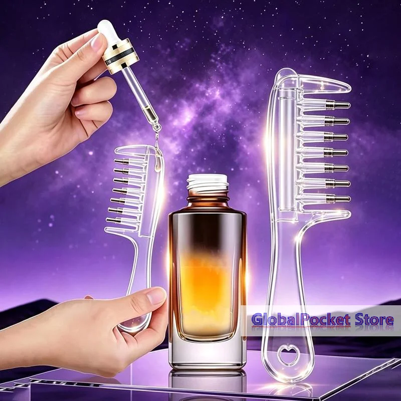 [TG823]Multi Function Mini Portable Head Applicator Hair Care Anti Frizz Firming Scalp Nourish Anti Static