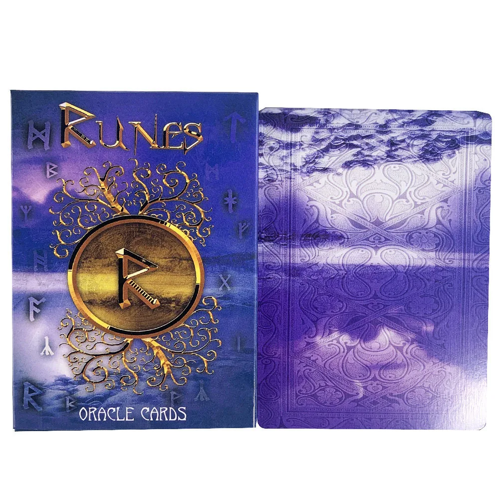 Sheets English Veriosn Runes Oracle Cards Board games