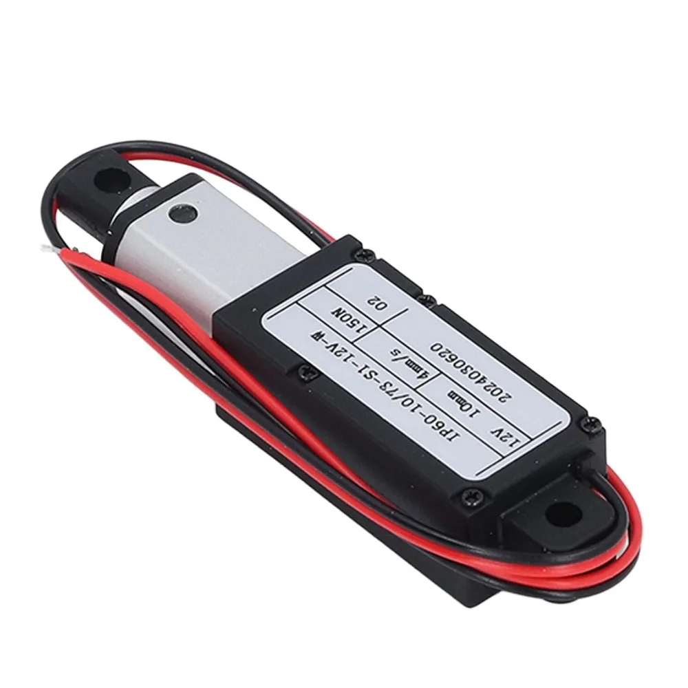 150N Thrust Rating Electric Linear Actuator DC 12V Voltage 10mm Stroke Length Mini Linear Actuator Built-in Limit Switch