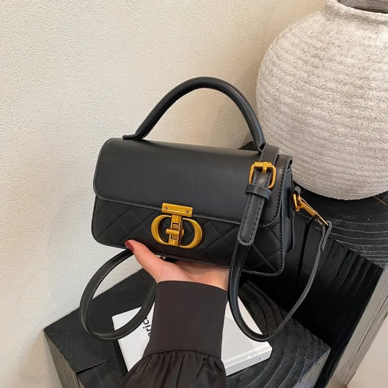 Shopping Style Diaper Bag Women's Luxury Leather Tote Vintage Crossbody Bag Minimalist Designer Large Capacity Chic Bag