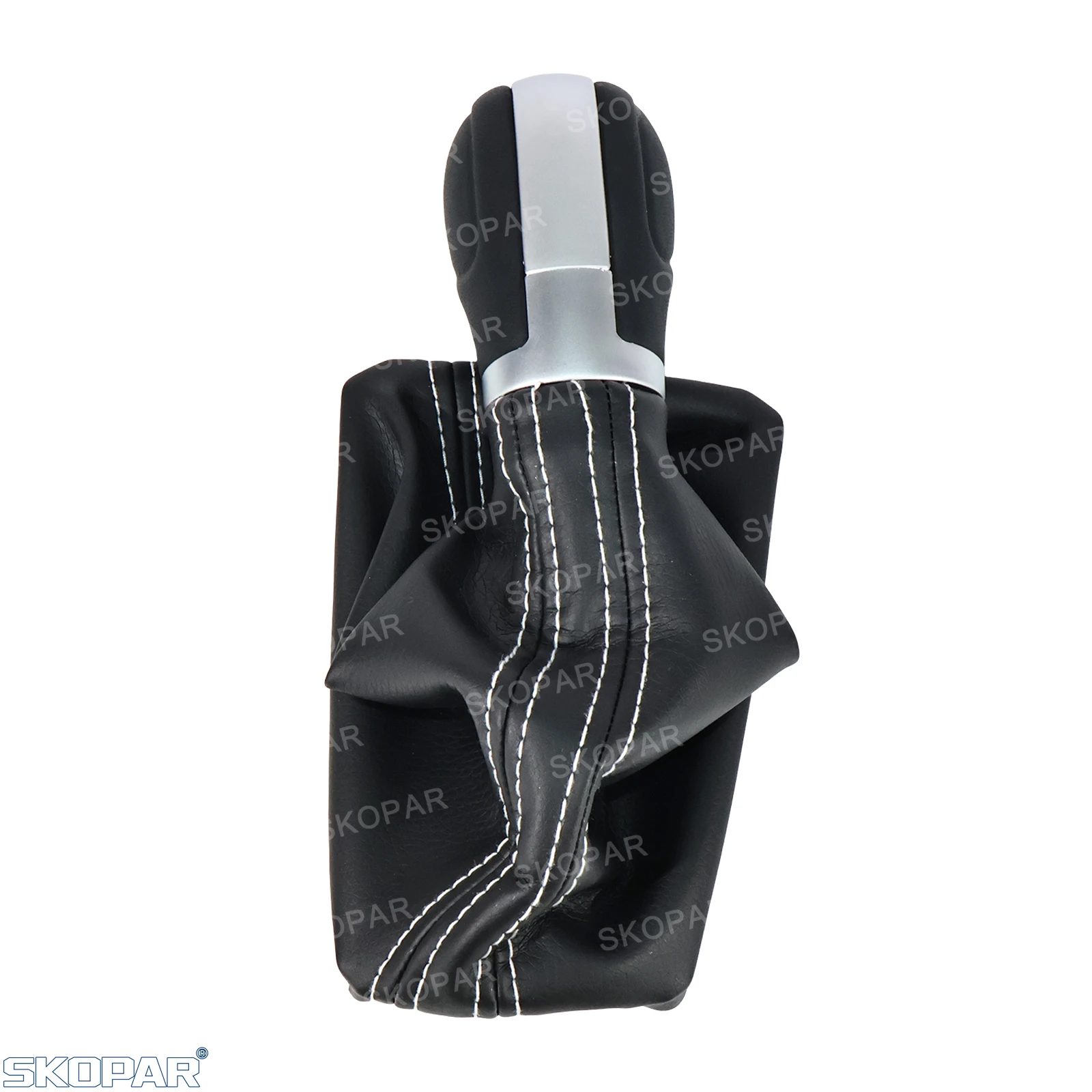 For VW Passat B8 2015 2016 2017 2018 Arteon 2017 2018 2019-2025 White Line Automatic PU Leather Gear Stick Shift Knob 3G1713203C