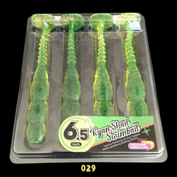 Noeby New hot 4pcs 21G 15CM big T tail Soft Worms Crank Hook Jig Soft Baits Shad Silicone Artificial Baits Fishing Fish Lures