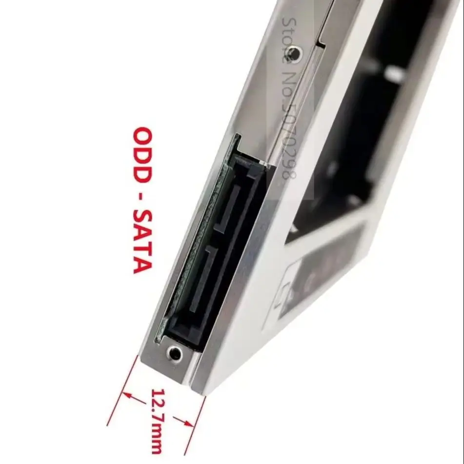 

Алюминиевый 2-й 2,5 жесткий диск, оптический отсек, кронштейн Caddy, рамка для Lenovo IdeaPad V470 V480 V450 V460 Z565 Y560D Y570 B560 B575