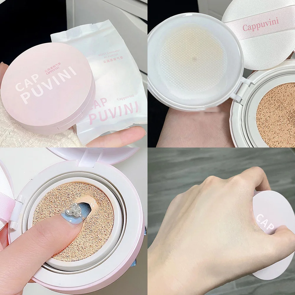 Concealer Air Cushion Naturally Long-lasting Makeup Brightening, Modifying Dullness Not Easy To Get Stuck Cappuvini Liquid Found