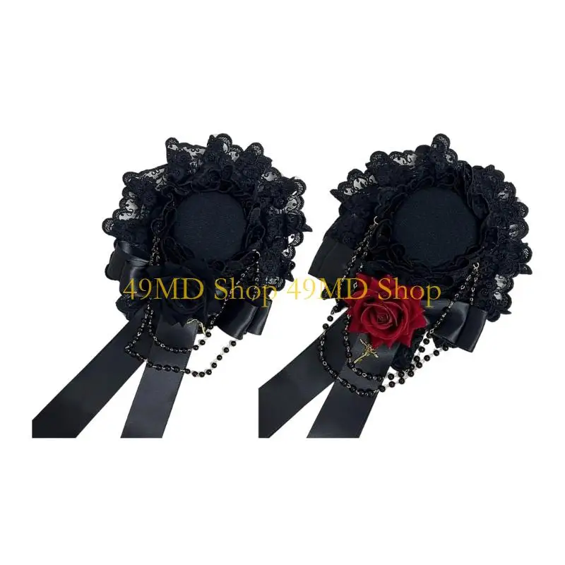 49md-ornate-gothic-wedding-fascinator-with-rosette-ribbon-roses-and-adjustable-hair-clip-design