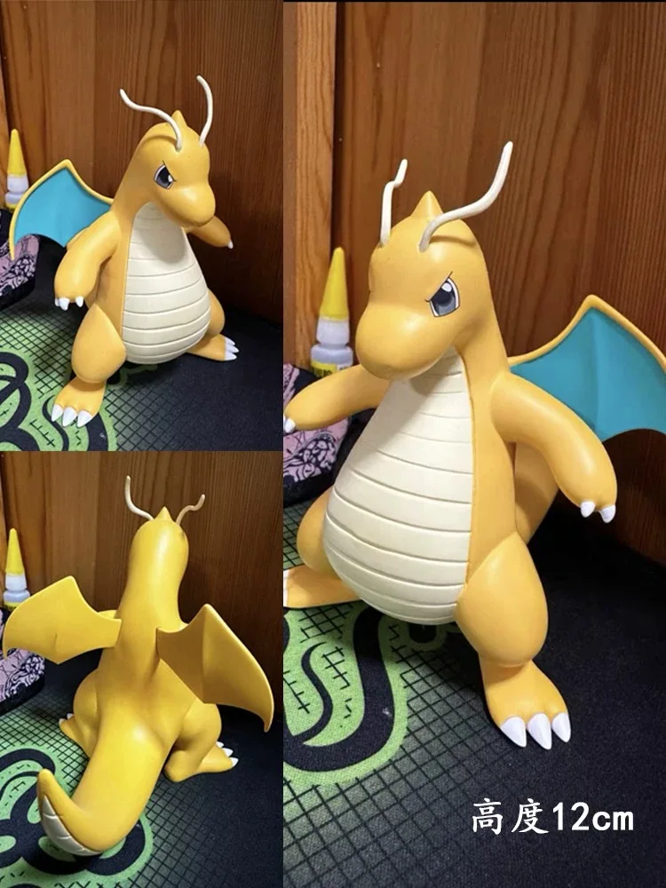 2024 TOMY Pokemon Figures MS-25 Dragonite Model PVC 12cm Model Pokemon Gift Anime Monster Collection Child Toy christmas gifts