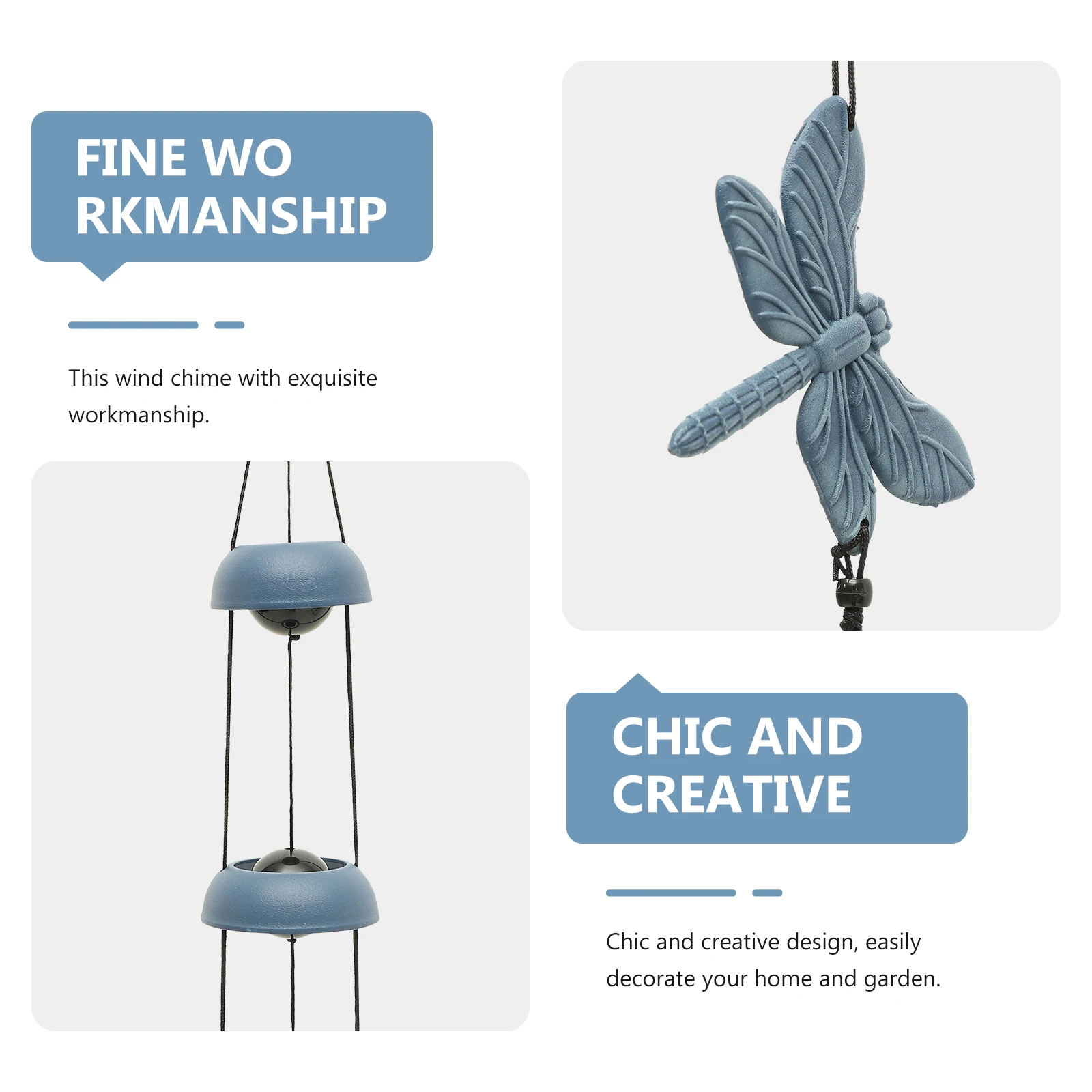 

Wind Chime Chimes Outdoor Landscape Bell Garden Decoration Huling Retro Hanging Japanese Decorate