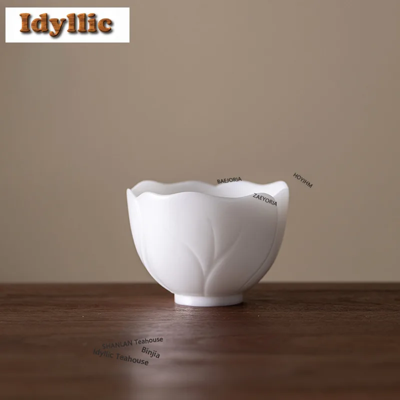 

Ice Species Plain Grilled Teacup Aesthetic Tea Bowl Cute Cup Tea-tasting Fragrance Cup Jianzhan Master Cups Chinese Tea Set Gift