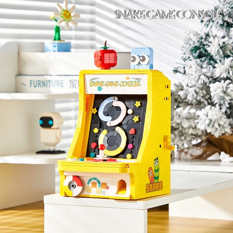 뱀 게임기, 어린이 교육용 블록 장난감, 소년 소녀를 위한 생일 선물