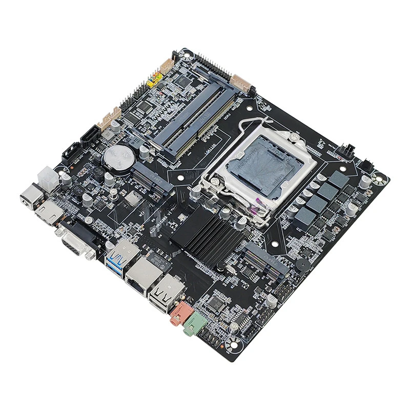 

New H81 All-in-One Computer Motherboard Lga1150 Pin DDR3 Memory 12-19V Support MSATA 4 Generation CPU