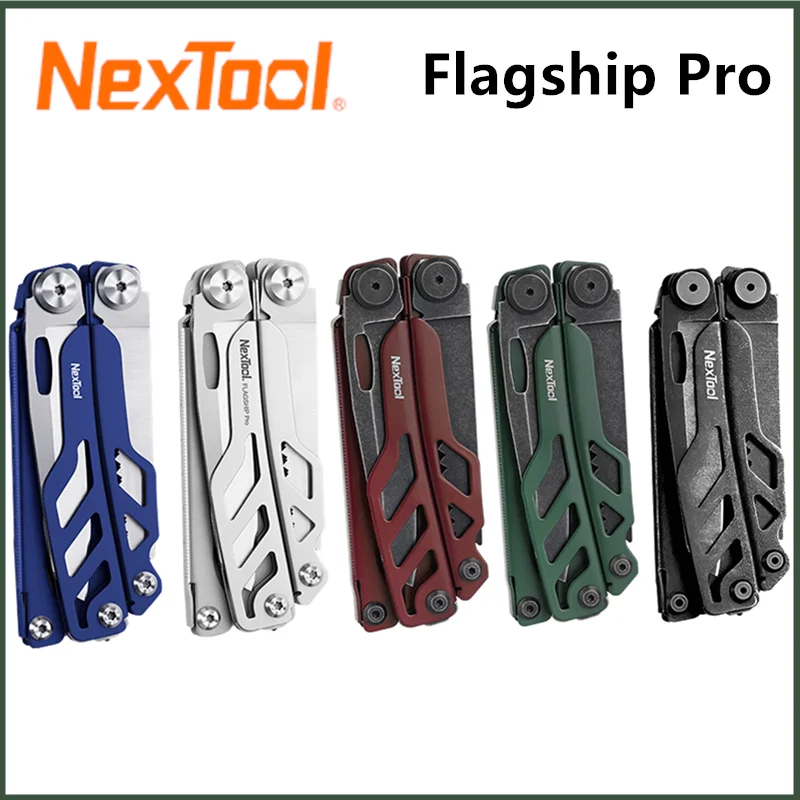 Nextool Flagship Pro 16 in 1 Multitool with Kydex Sheath Folding Pliers Portable Pocket Multipurpose Knife Scissors Multi-tool