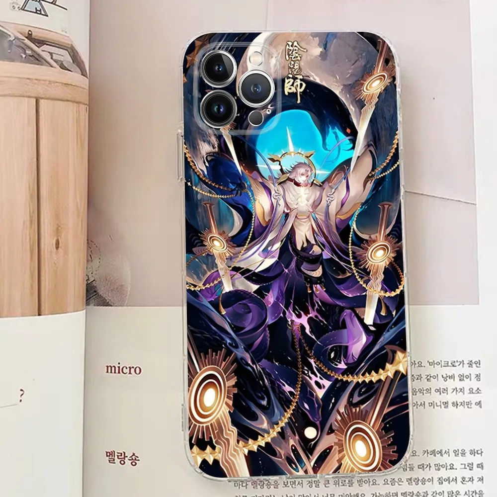 Onmyoji game Phone Case For iPhone 15 14 13 12 Mini 11 Pro XS Max X XR SE 6 7 8 Plus Soft Silicone Cover