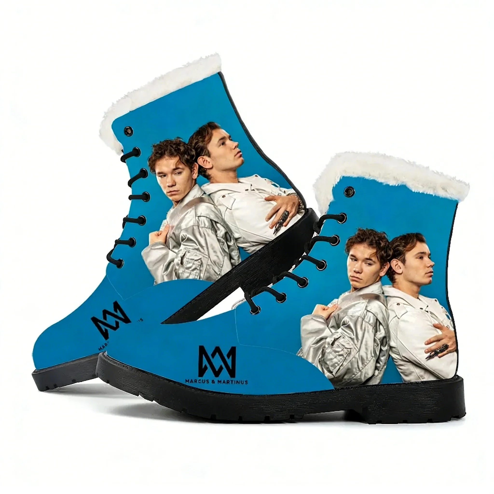 

Плюшевые ботинки Marcus And Martinus для рэпа и танцев, мужские, женские, подростковые, повседневные уличные ботинки, легкие парные ботинки на заказ