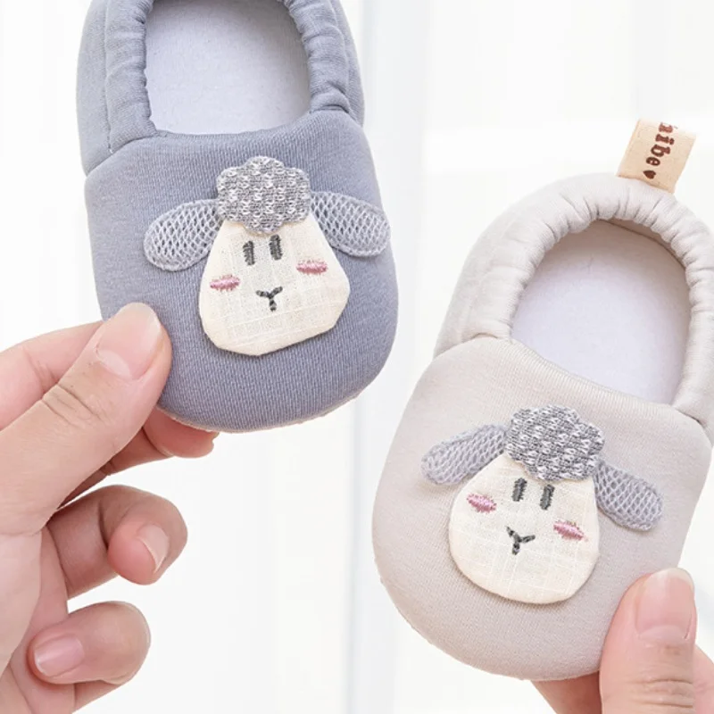 New Cute Baby Floor Shoes Flower Leather Bottom Socks Toddler Indoor Anti-slip Shoes Comfort Spring Summer