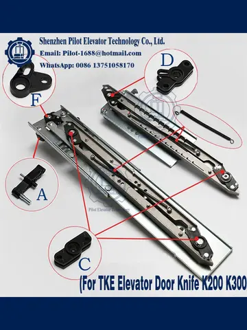 For T*yssen TKE Door Knife K200 K300 SK40 SK50 Elevator Door Knife Spring Swing Arm Lock Hook Rocker Arm Lift Spare Parts