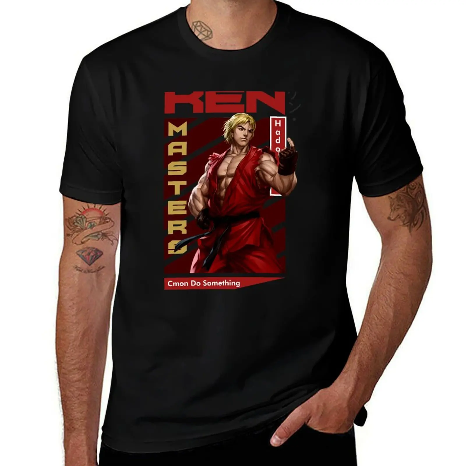 Ken Masters Shoryuken T-Shirt Holiday Party Tee Shirt