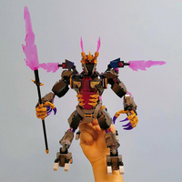 Creative 722PCS MOC Classic Movie Crystal King Building Blocks Centaur Mecha Model War Weapon Assemble Bricks Toys Gift For Kids