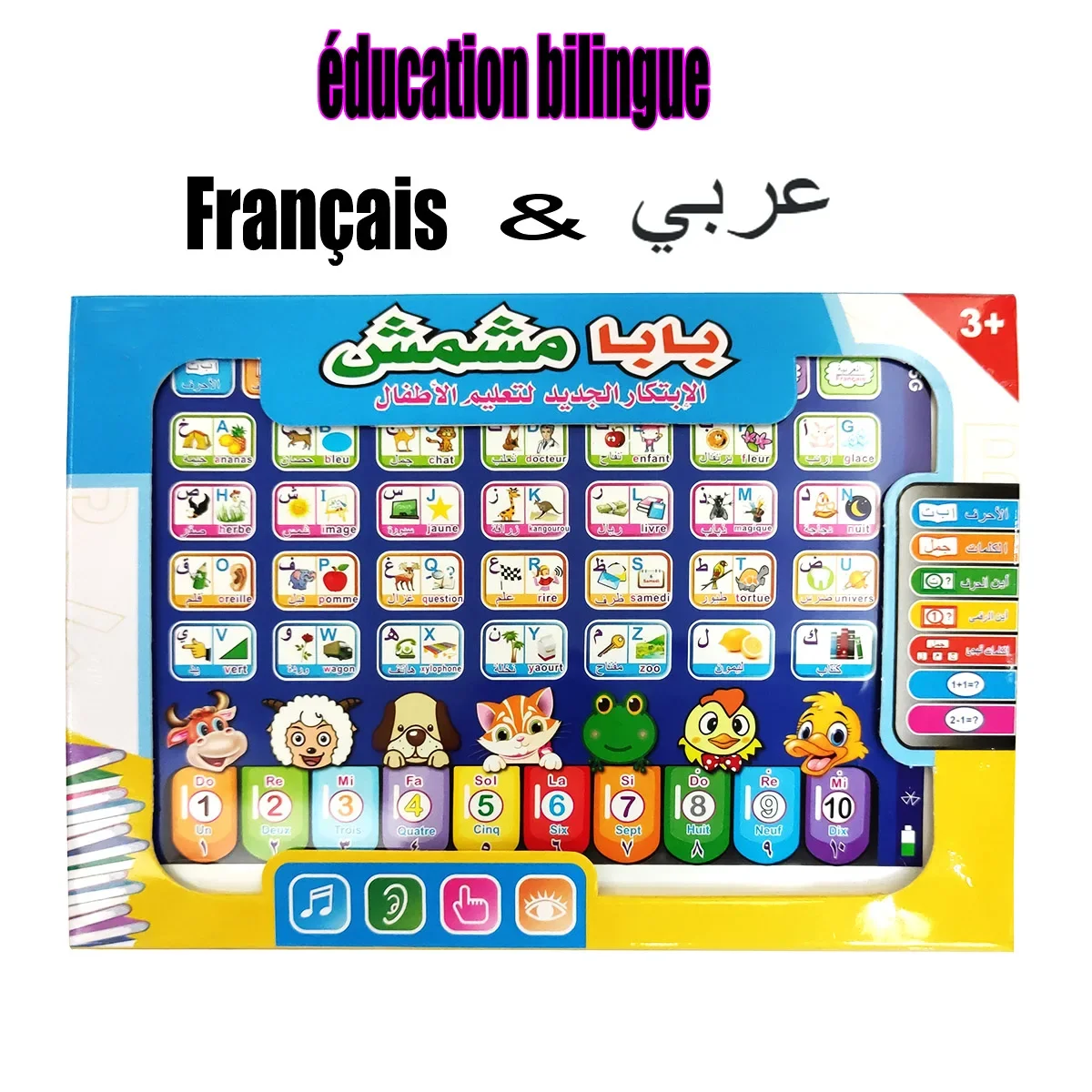 Variant: French and Arabic
