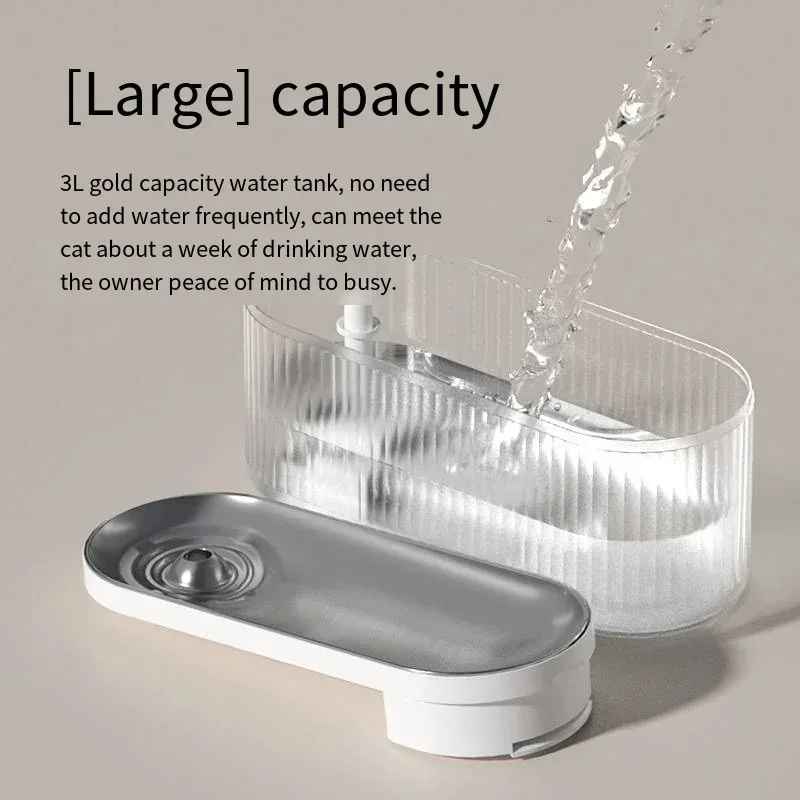 

Automatic Pet Water Dispenser Wireless Intelligent Automatic Cycle Mute Water Dispenser Drinking Fountain For Cats Dogs Pet