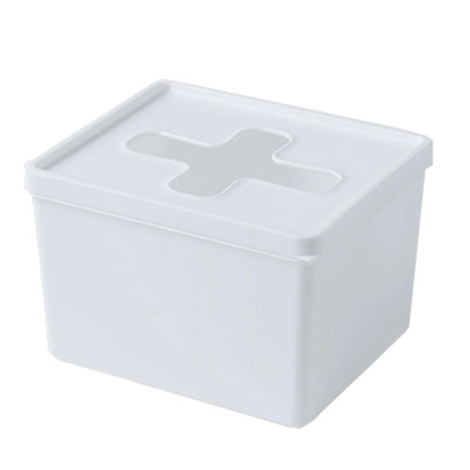 Cross Hollow Storage Box Visual Tabletops Sorting Sundries/Jewelry/Tissue Box With Lid For Home Drawer