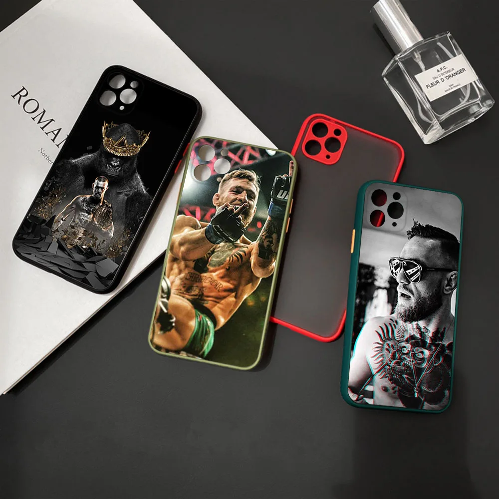 New Trend Conor Mcgregor Phone Case For iPhone 16 15 14 11 12 13 Pro Max Mini X XR XS 7 8 Plus SE 16Pro Matte Translucent Cover