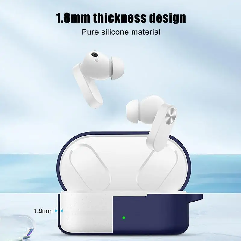 Earphone Case For OneplusNord Buds 2 Silicon Protecive Sleeve ForOneplus Wireless Headset Earbuds Case Cover For Nord Buds 2