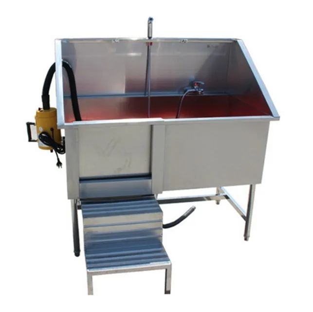 

304 Stainless Steel Pet Dog Bath Grooming Tub SPA Bathtubs Wash Machine