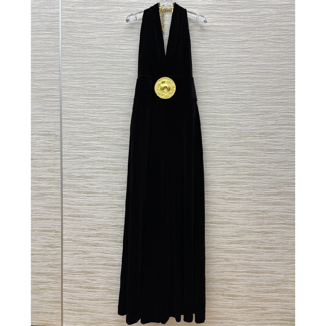 فستان سهرة نسائي شتوي 2025، مخملي، إبزيم معدني، مشد، فستان طويل أنيق للسيدات، Y2K جديد، فستان حفلات عالي الجودة