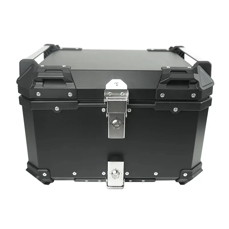 

55л Черный. Верхняя коробка из алюминиевого сплава Cer Box для хвоста мотоцикла