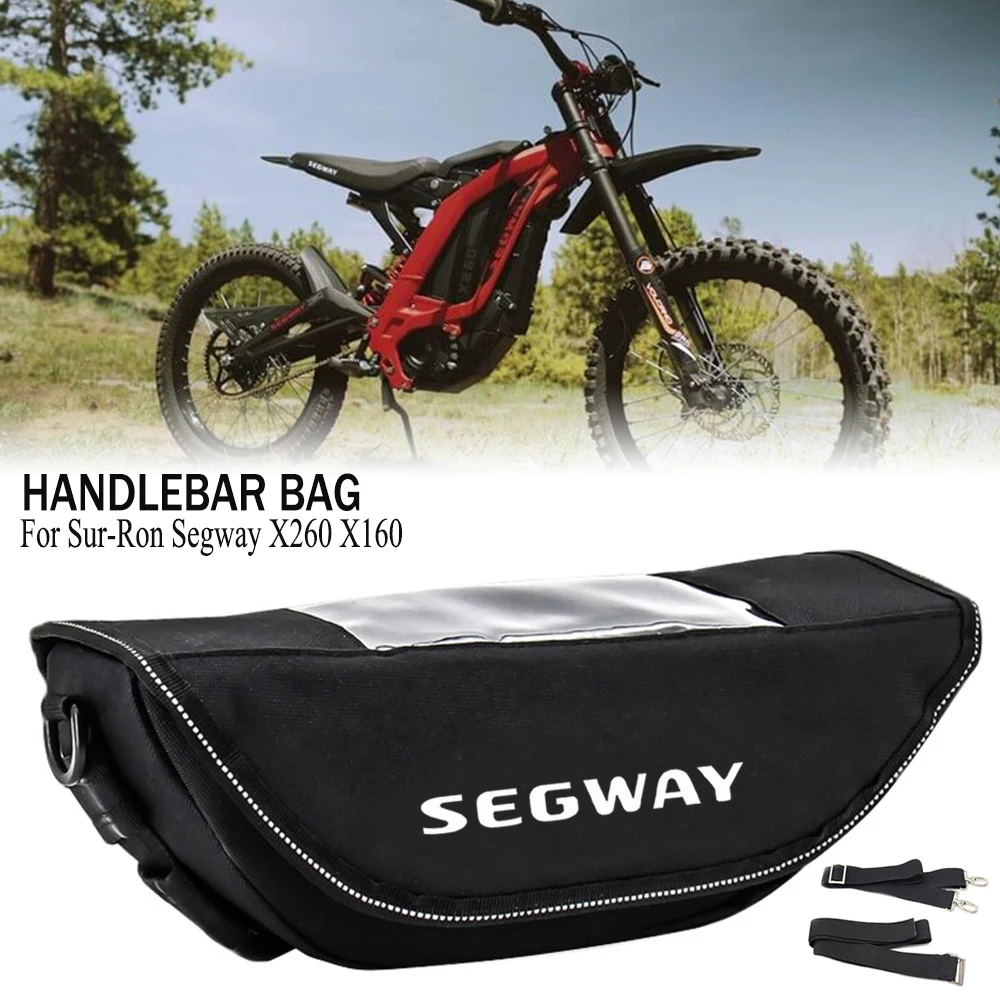 

Motorcycle Handlebar bag waterproof handlebar travel navigation bag For Sur-Ron Segway X260 X160