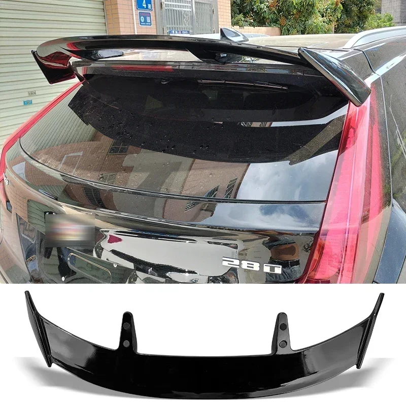 

New! Gloss Black Spoiler for Cadillac XT4 2018 2019 2020 Type TE Carbon Surface Car Rear Trunk Wing ABS Material Refit Accessori