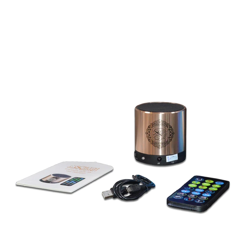 القرآن أذان القرآن الإسلامي مسلم المقدس سمّاعات بلوتوث لاسلكي محمول عربي رمضان راديو FM صغير صندوق الصوت الموسيقى Caixa De Som