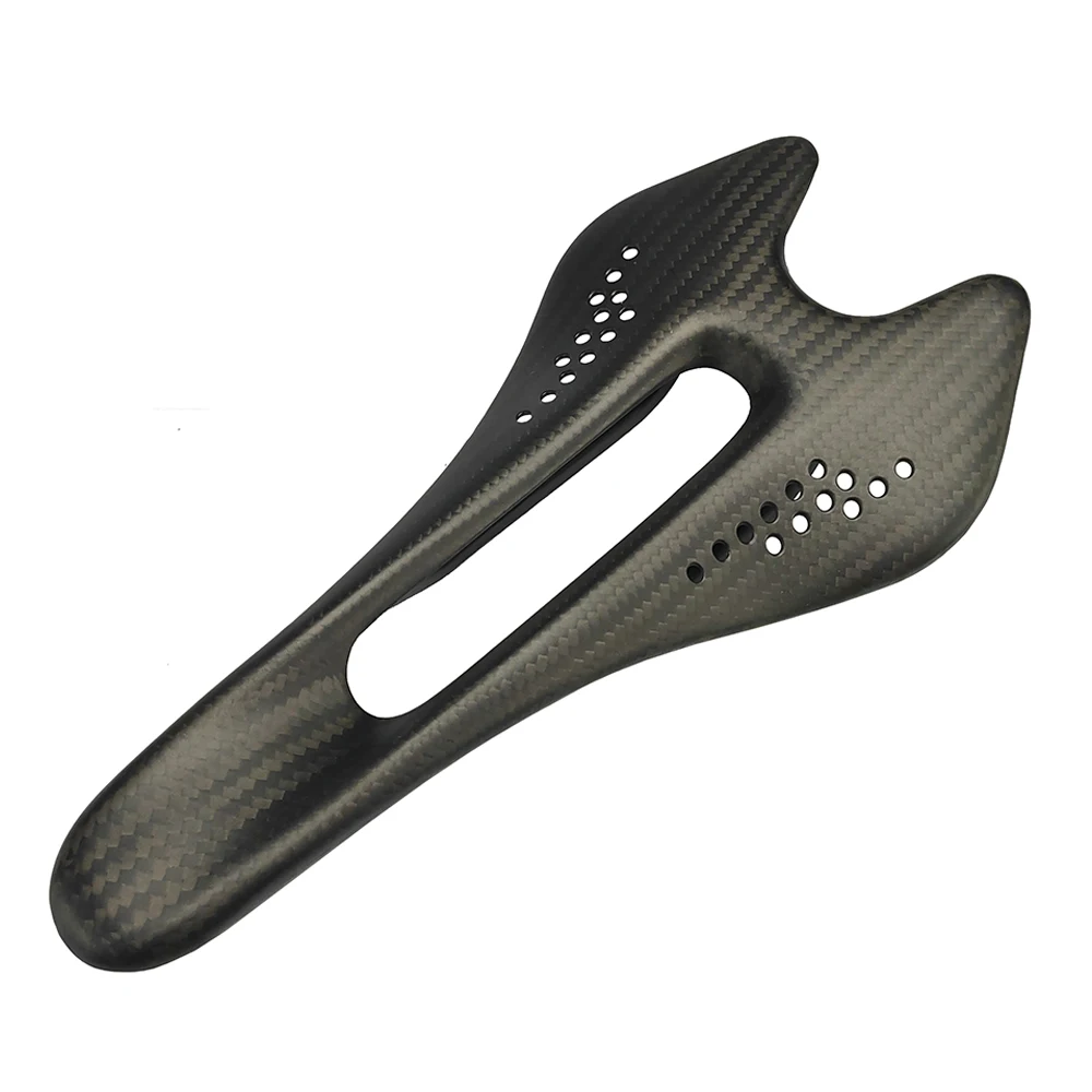 AliExpress NONE Unisex Carbon Fiber Bicycle Saddle, Mountain/Road Bike Seat, Carbon Rail, K.3+, 242x122/132mm, 3K, Glossy/Matte/No-Logo and Logo