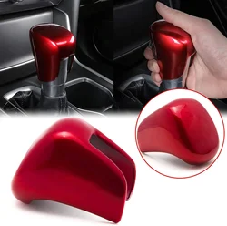 Red Interior Gear Shift Knob Hard Cover Molding Trim Overlay Sticker For For Honda Accord 2018-up CRV/HRV 2023-up Civic 2022-up
