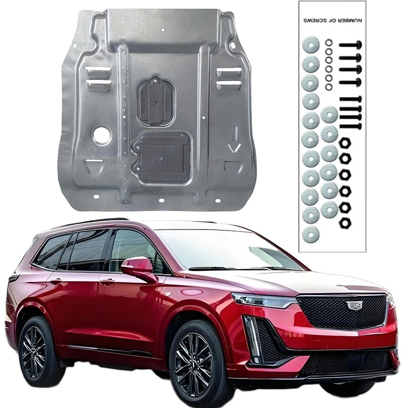

Higher Quality Alloy Under Engine Guard Mudguard Board Splash Shield Mud Fender Plate Panel For Cadillac XT6 2020-2024 2.0T