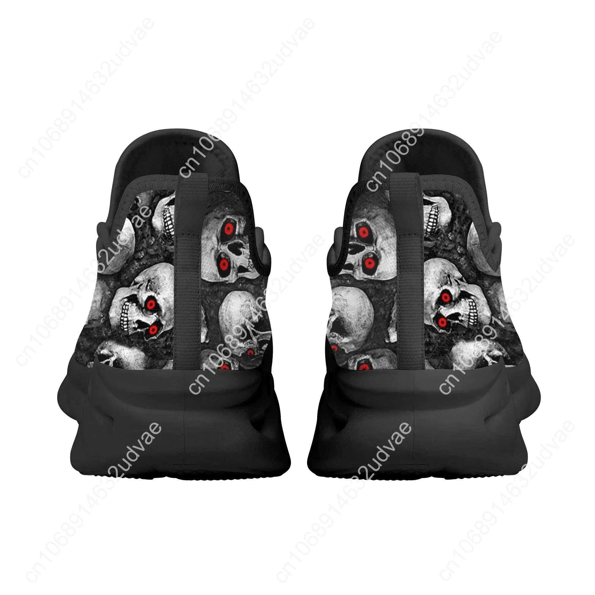Cool Skull Pattern Ladies Flat Shoes Comfortable Lace up Casual Sneakers for Women Light Platform Sneakers Zapatos