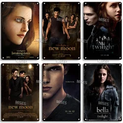 MISES The Twilight Saga Movie Metal Poster Home Kitchen Metal Tin Sign Classic Metal Sign Vintage Decorative Plate Wall Decor