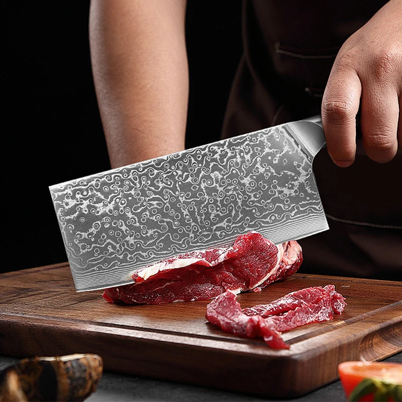 7-Piece Damascus Steel Chef Knife Set 2