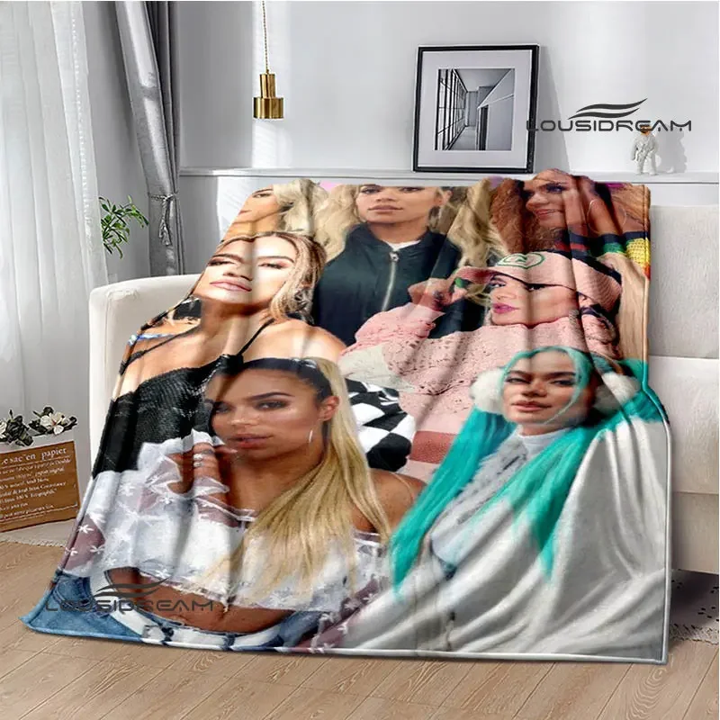 Karol G Fashion printed blanket thin  Soft and comfortable Home travel blanket bed linings birthday gift