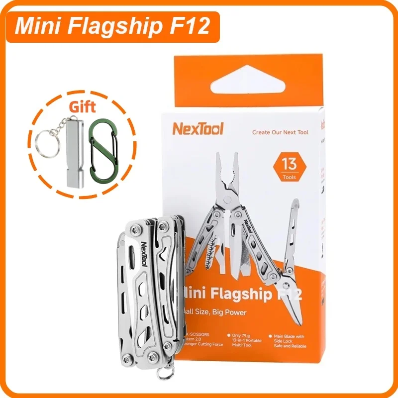 NexTool Mini Flagship F12 Multifunktionszange 13-in-1 Faltbares EDC-Multitool Schraubendreher Feile Lineal Outdoor-Camping-Werkzeug