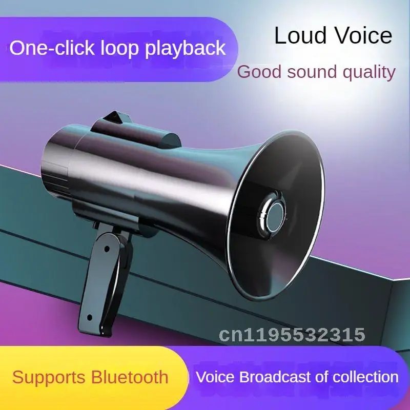 

The speaker amplifier has penetration power and rechargeable volume support, suitable for Bluetooth outdoor booth handheld use